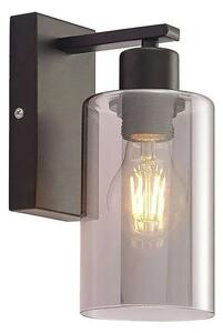 Lindby - Emavi Lampa Ścienna Black/Smoke