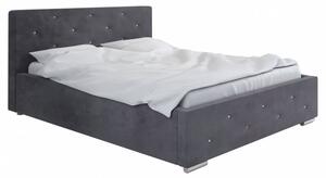 Łóżko tapicerowane Grey 140/160/180/200x200