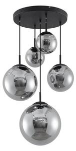 Lindby - Teeja 5 Cluster Lampa Wisząca Smoke