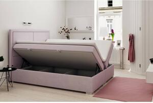 Eleganckie łóżko sypialniane z materacem i pojemnikiem MELANIA 200x200
