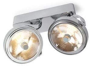 Trizo21 - Pin-Up 2 Lampa Sufitowa w Kolorze Chromu