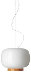 Foscarini - Chouchin 1 Reverse Lampa Wisząca Biało/Pomarańczowa