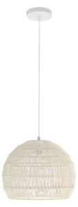 Lampa sufitowa boho z regulowaną wysokością zawieszenia