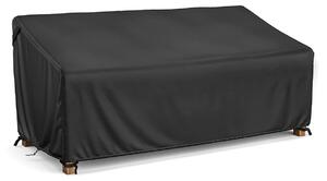 Pokrowiec na ławkę ogrodową - 2-osobowa - Wodoodporny - 134 x 66 x 63/89 cm - 600D Oxford - Odporny na UV