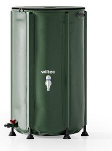 Zbiornik na deszczówkę składany - 250 litrów - Z pokrywą i kranikiem - PVC 620 g/m² - Ø 60 x 88 cm