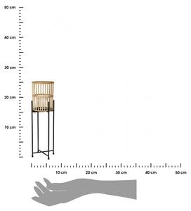 Lampion bambusowy na stojaku 68,5 cm