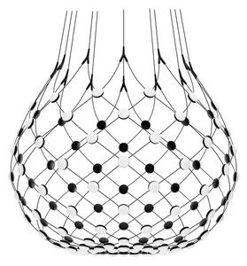 Luceplan - Mesh Lampa Wisząca Ø100xH90 5m w/Wireless Kit Black