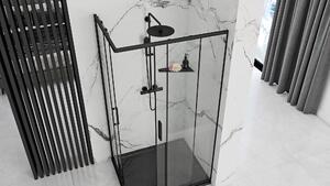 Półka łazienkowa prysznicowa SF05 czarny mat