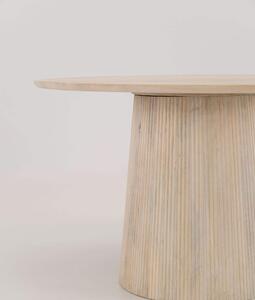 MebleMWM Stół okrągły 120cm z drewna mango ART67131 naturalny