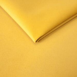Krzesło tapicerowane VALENTE MATT VELVET żółte