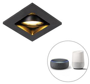 Inteligentna wpuszczana czarna plamka z regulacją WiFi GU10 - Qure Oswietlenie wewnetrzne