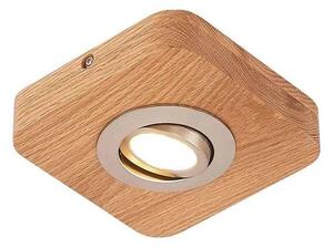 Lindby - Mikari LED Lampa Sufitowa Wood