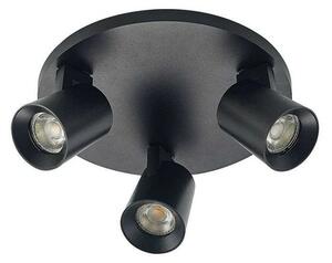 Arcchio - Iavo 3 Round Lampa Sufitowa Black