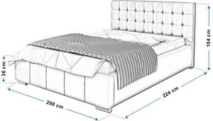 Łóżko Dream 2 + Pojemnik 200 x 200