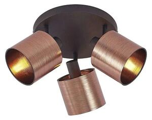 Lindby - Joudy 3 Round Lampa Sufitowa Bronze/Black