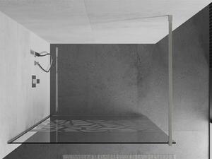 Mexen Kioto ścianka prysznicowa Walk-in 70 x 200 cm, biały wzór 8 mm, nikiel szczotkowany - 800-070-101-97-85
