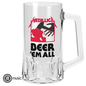 Kubek Metallica - Beer Em All