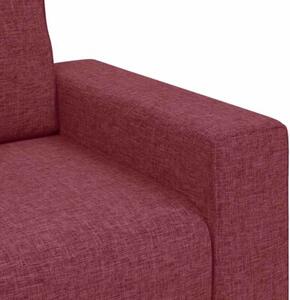 Sofa 2-osobowa w kolorze czerwonego wina 160x77x82 cm tkanina