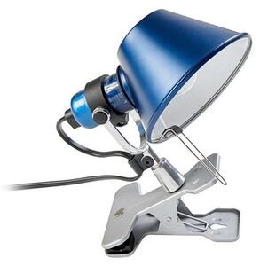 Artemide - Tolomeo Micro Pinza Lampa Ścienna Niebieska
