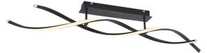 Lindby - Welina LED Lampa Sufitowa Matt Black
