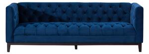 Sofa Velvet Elite indigo blue 3-os