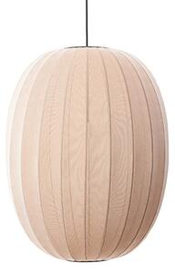 Made By Hand - Knit-Wit 65 High Oval Lampa Wisząca Piaskowy Stone