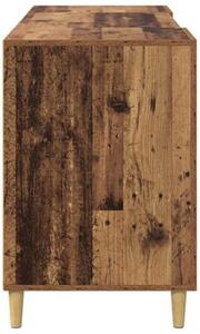 Biurko w stylu rustykalnym z materiaÅu drewnopochodnego, 140x50x75 cm