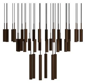 Audo Copenhagen - Tubulaire 38 Żyrandol Alu/Anodized Bronzed