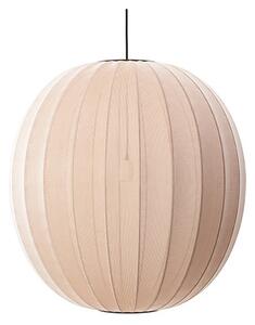 Made By Hand - Knit-Wit 75 Round Lampa Wisząca Piaskowy Stone
