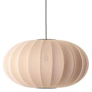 Made By Hand - Knit-Wit 76 Oval Lampa Wisząca Piaskowy Stone