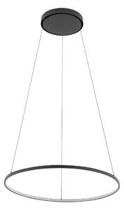 CIRCOLO LED M 21W 10862 wisząca obręcz w poziomie 60cm czarna 4000K