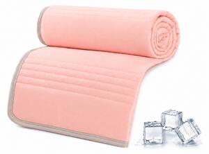 Chłodząca letnia kołdra CELIA, łososiowa Rozmiar: 140 x 200 cm