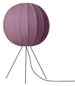 Made By Hand - Knit-Wit 60 Round Lampa Podłogowa Medium Burgundy