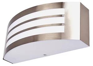 Lindby - Raja Striped Ścienna Lampa Ogrodowa Stainless Steel