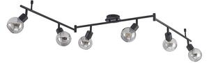Lindby - Eridia 6 Lampa Sufitowa Black