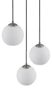Lindby - Jurian 3 Lampa Wisząca Opal/Nickel