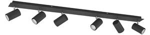 Lindby - Joffrey 6 Lampa Sufitowa Black