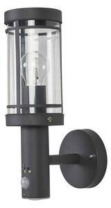 Lindby - Djori Zewnętrzna Lampa Ścienna w/Sensor Dark Grey
