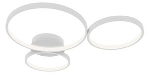 MAVER lampa sufitowe 3 białe obręcze LED 40W CCT SPL-20452-3-WH