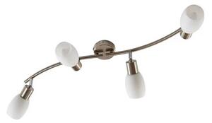 Lindby - Arda 4 Lampa Sufitowa L70 Stainless Steel/Opal