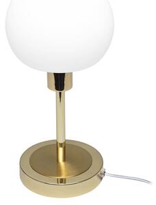 CAVE lampa stołowa złota klosz biała kula LED 4,8W 3000K TB-92039-GD