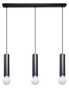 MACERA lampa wisząca czarne tuby 3xE27 PND-33849-3-BK
