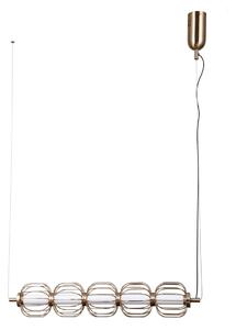 PEDRO lampa wisząca złota siatka LED 20W 3000K PND-34405-5-HBR