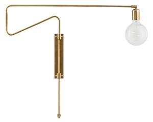House Doctor - Swing Lampa Ścienna 70cm w Kolorze Mosiądzu