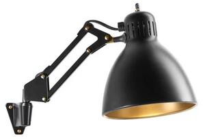 NORDIC LIVING - Archi W1 Lampa Ścienna Matowa Czarno/Złota
