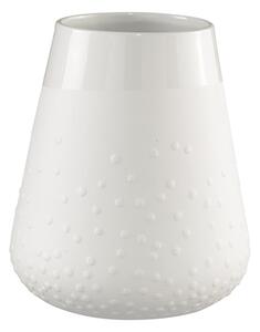 Biała porcelanowa waza DOTS