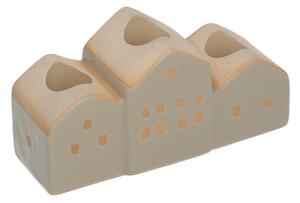 Świecznik Hauses 13x5x7cm beige