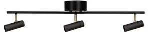 Globen Lighting - Hubble 3 Long Lampa Sufitowa Black