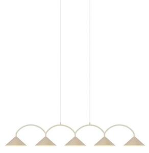 Globen Lighting - Curve 5 Lampa Wisząca Beige