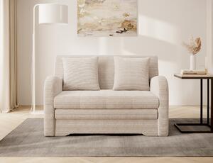 Beżowa 2-osobowa sofa ARIO JARELL, rozkładana